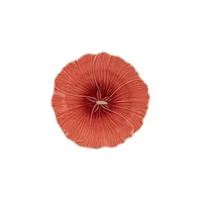 Plato postre Maria Flor Plate Hollyhock Bordallo Pinheiro